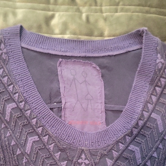 Johnny Was Deep Purple Tunic Top - Picture 13 of 13